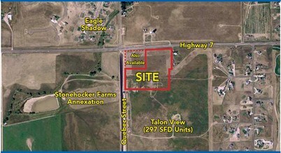 Quebec & Hwy 7 St, Thornton, CO - AERIAL map view - Image1