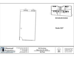 584-590 Broadway, New York, NY à louer Plan d’étage- Image 1 de 1