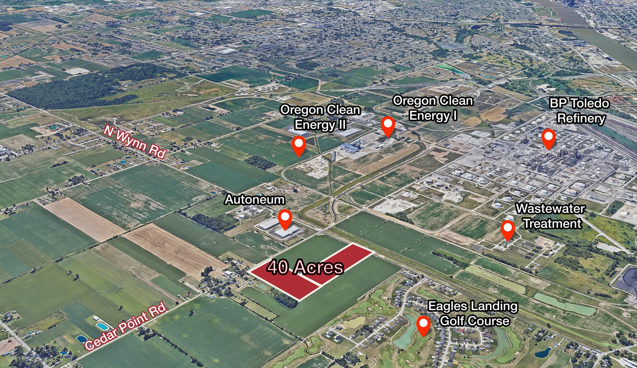 5255 Cedar Point Rd, Oregon, OH à vendre Photo du bâtiment- Image 1 de 2