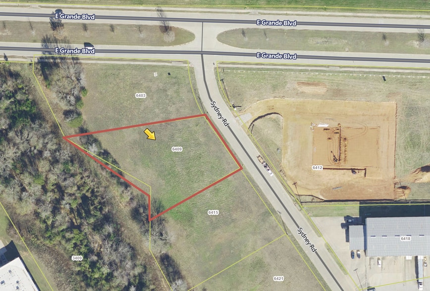 6409 Sydney Rd, Tyler, TX for sale - Aerial - Image 2 of 3