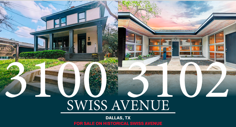 3100 Swiss Ave, Dallas, TX for sale - Building Photo - Image 1 of 6