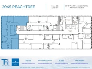 2045 Peachtree Rd NE, Atlanta, GA à louer Plan d’étage- Image 1 de 1