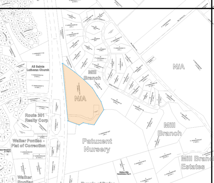 2600 Robert S Crain Hwy, Bowie, MD à vendre - Plan cadastral - Image 2 de 2