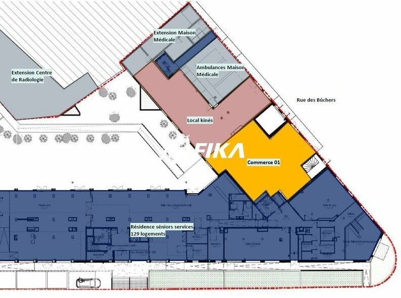 Commerce de détail dans Toulouse à vendre - Plan de site - Image 2 de 2
