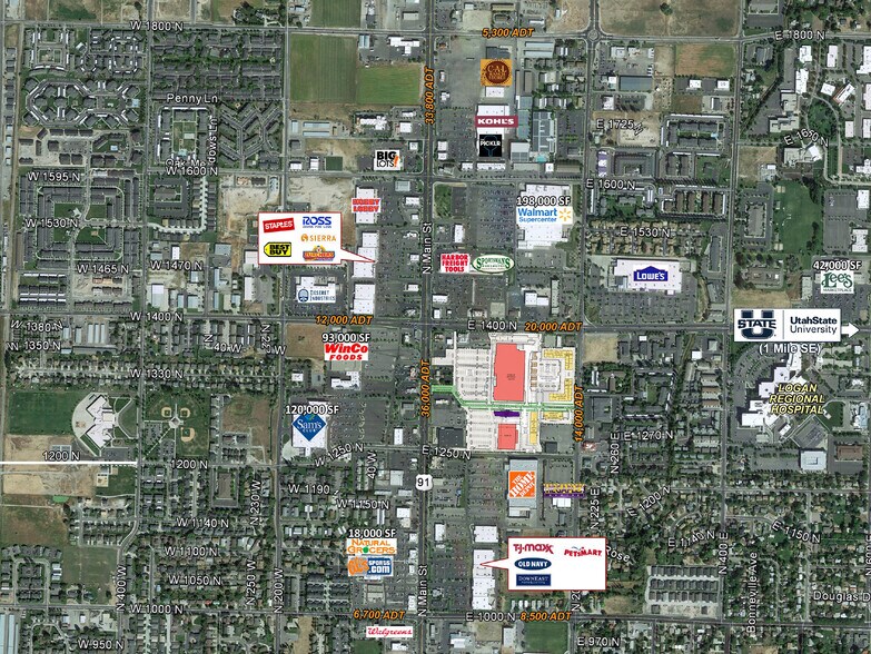 1300 N Main St, Logan, UT à vendre - Photo du bâtiment - Image 2 de 2