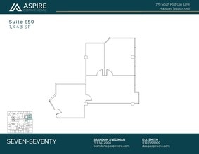 770 S Post Oak Ln, Houston, TX for lease Floor Plan- Image 1 of 2