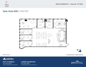 2525 McKinnon St, Dallas, TX for lease Floor Plan- Image 1 of 1