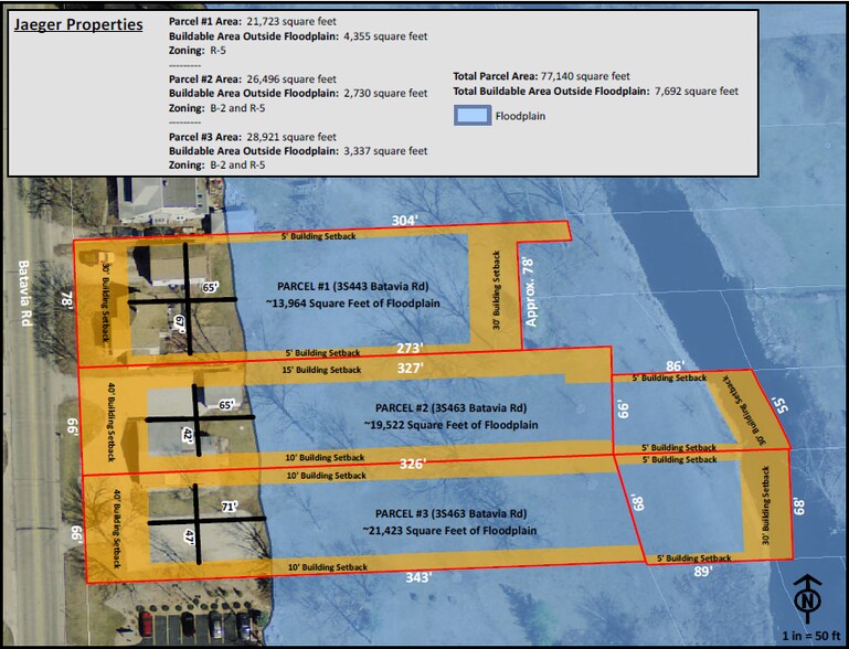 3S463 Batavia Rd, Warrenville, IL à vendre - Aérien - Image 2 de 4