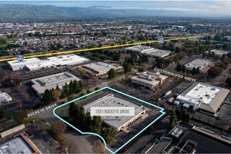 1561 Buckeye Dr, Milpitas, CA - Aerial  map view - Image1