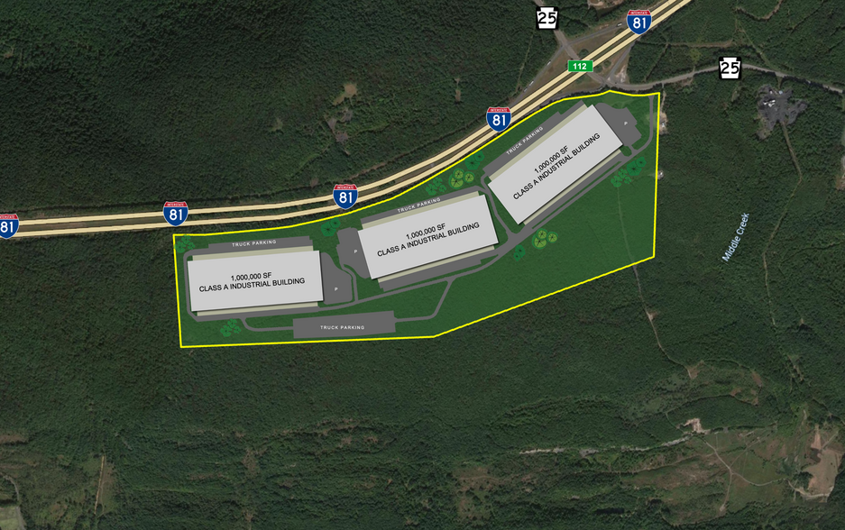 Interstate 81, Frailey, PA for sale - Site Plan - Image 3 of 7