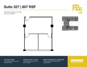 1718-1720 NW Peachtree St, Atlanta, GA à louer Plan de site- Image 1 de 1