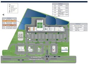 N Wickham Rd, Melbourne, FL à louer Plan d’étage- Image 1 de 1