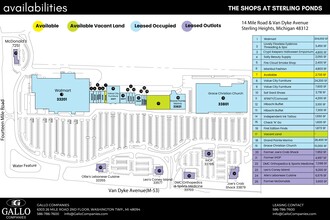 33233-33461 Van Dyke Ave, Sterling Heights, MI for lease Site Plan- Image 1 of 1