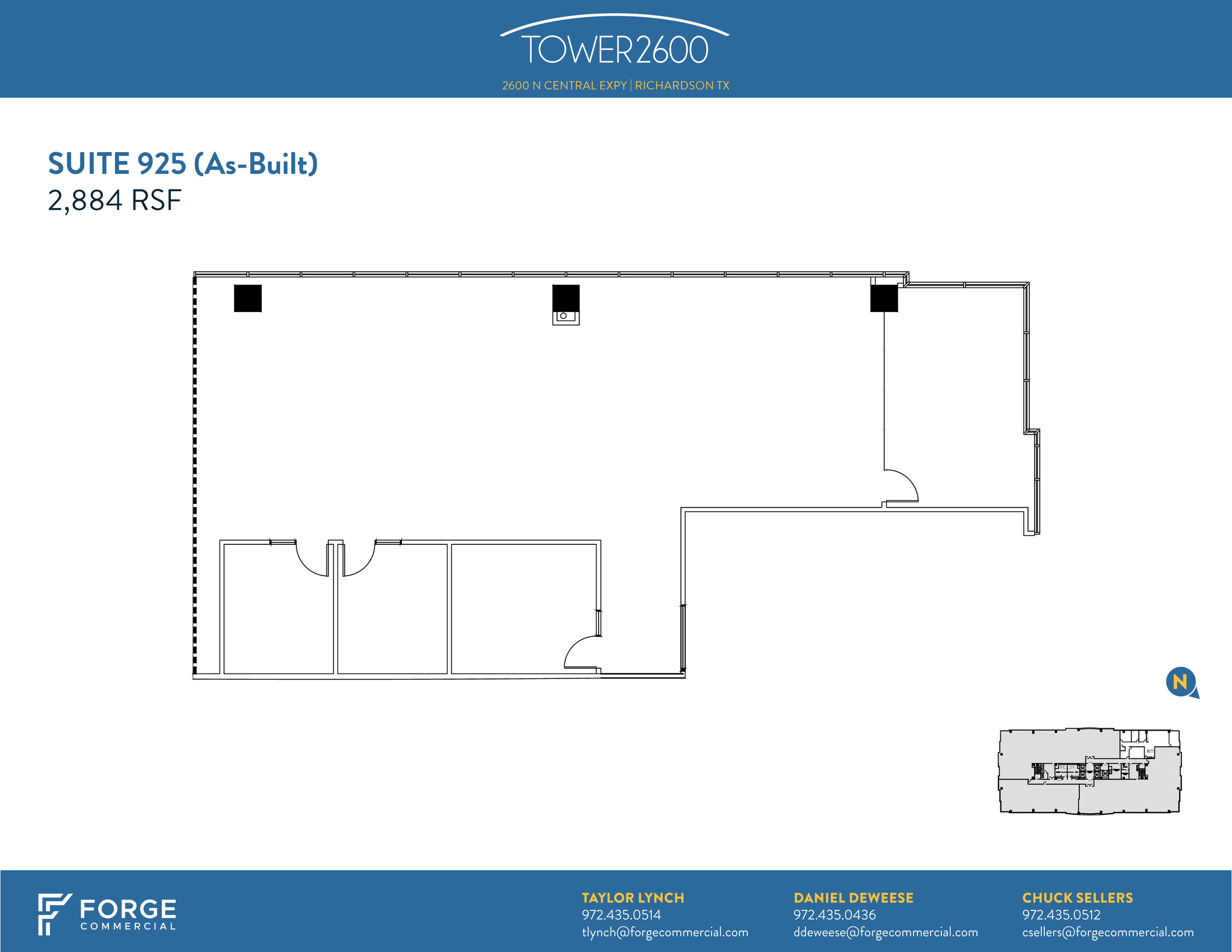 2600 N Central Expy, Richardson, TX for lease Floor Plan- Image 1 of 2