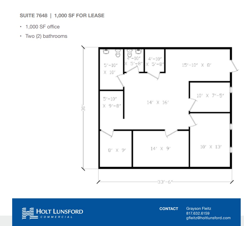 2501-2519 Gravel Dr, Fort Worth, TX à louer Plan d’étage- Image 1 de 1