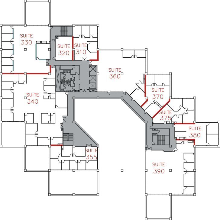 9191 Towne Centre Dr, San Diego, CA for lease Floor Plan- Image 1 of 6