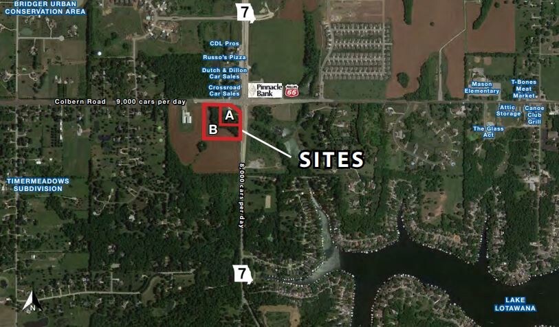 7 Hwy & Colbern Rd, Lake Lotawana, MO for sale - Aerial - Image 2 of 2