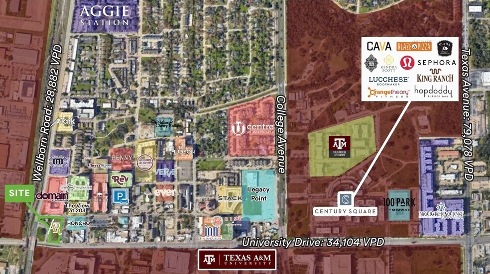 203 1st St, College Station, TX à louer - Photo du bâtiment - Image 3 de 7