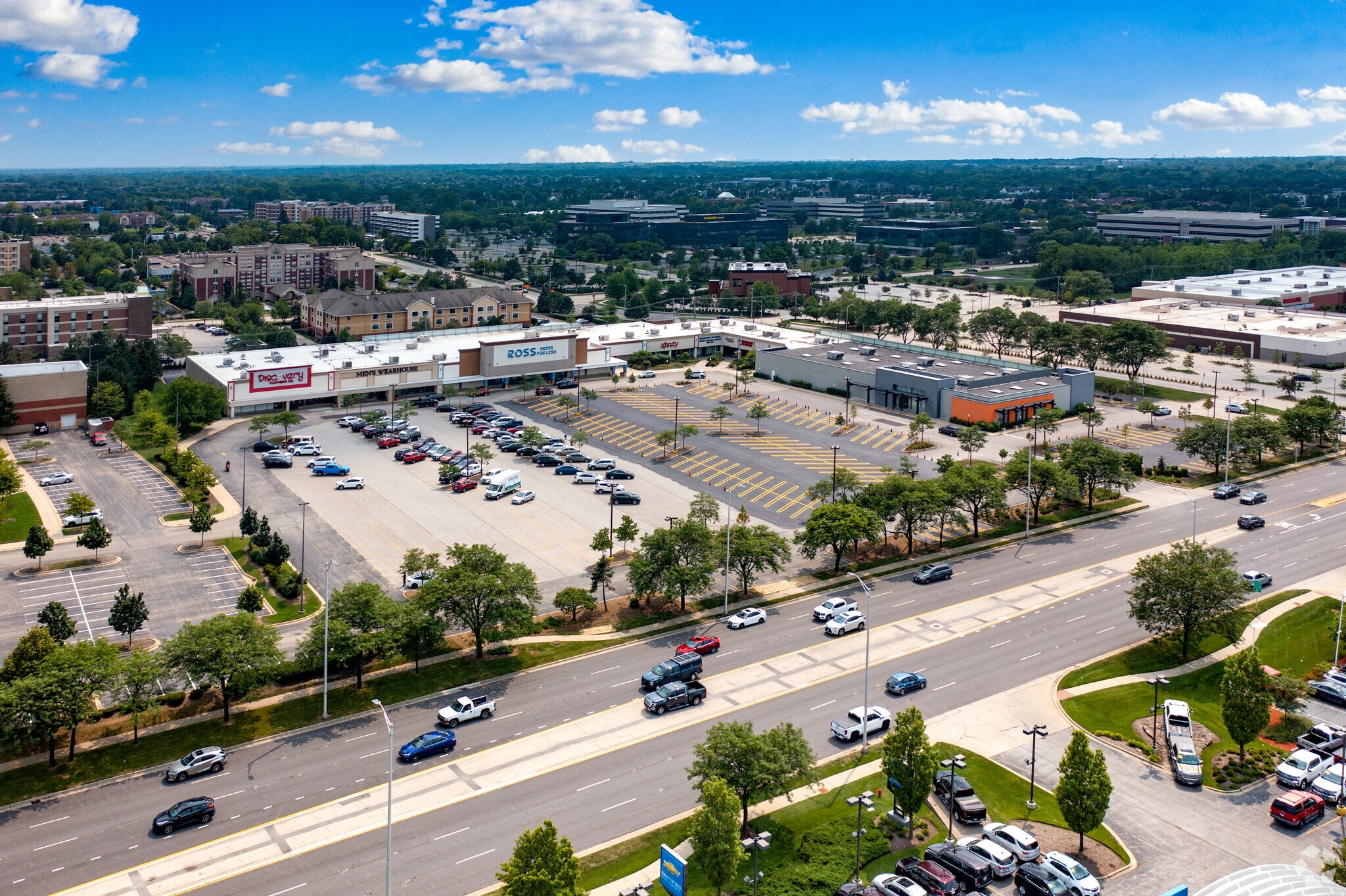 1209-1253 E Golf Rd, Schaumburg, IL for lease Aerial- Image 1 of 7