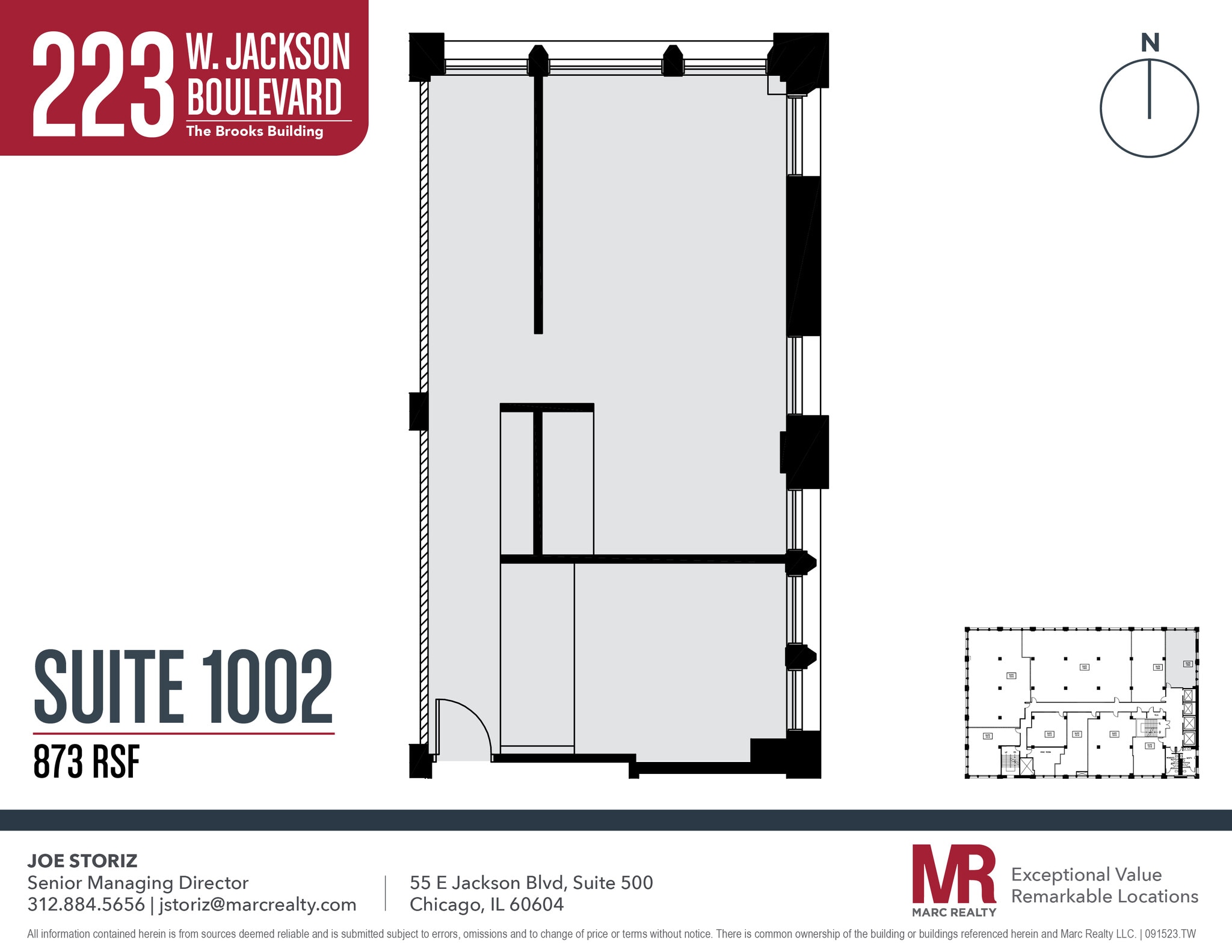 223 W Jackson Blvd, Chicago, IL for lease Floor Plan- Image 1 of 4