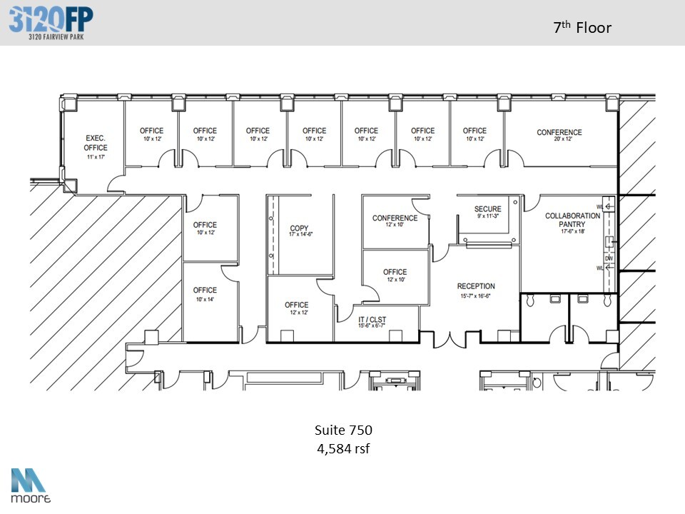 3120 Fairview Park Dr, Falls Church, VA à louer Plan d  tage- Image 1 de 1