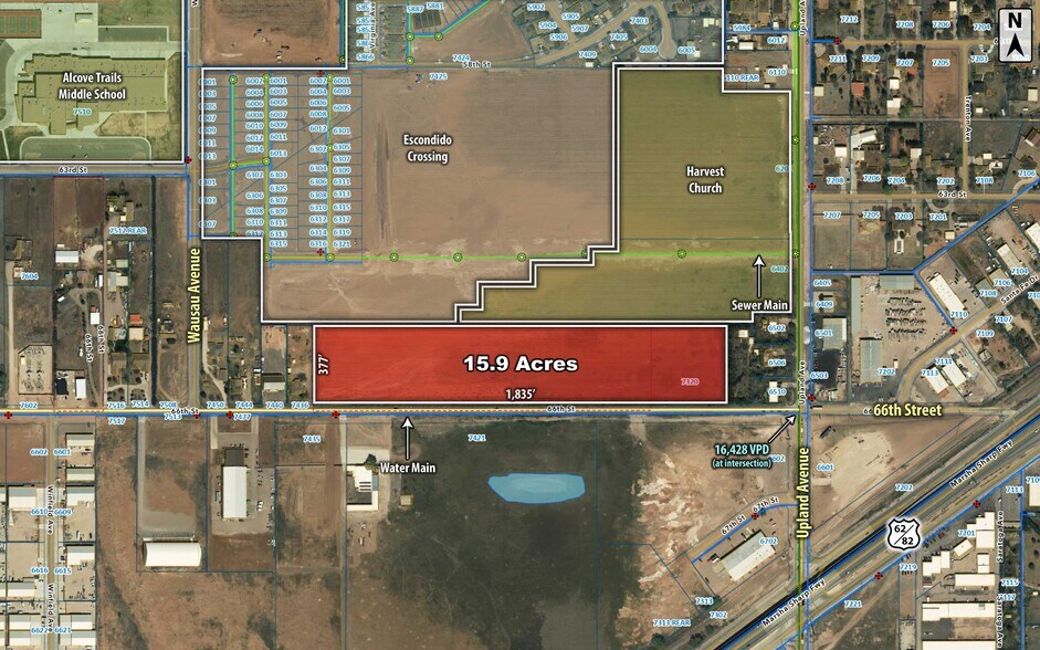 7320 66th Street, Lubbock, TX for sale - Aerial - Image 2 of 2