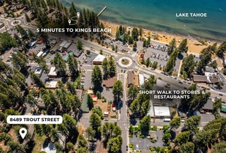 8489 Trout Ave, Kings Beach, CA - Aerial map view