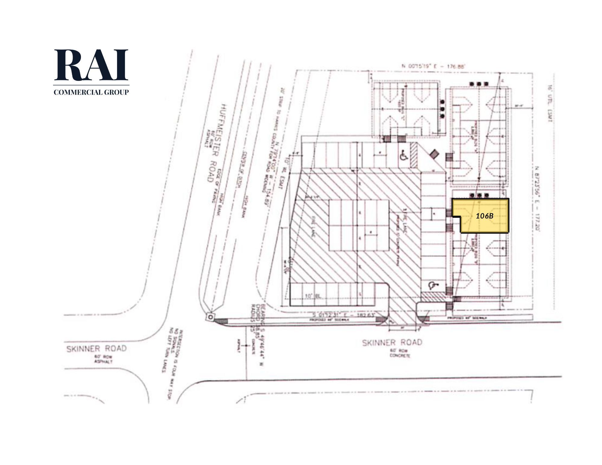 17510 Huffmeister Rd, Cypress, TX à louer Plan de site- Image 1 de 2