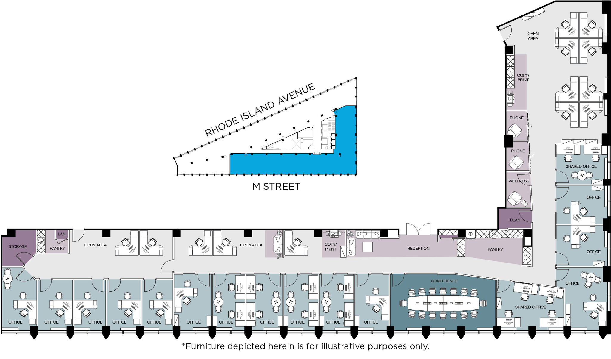 1730 Rhode Island Ave NW, Washington, DC for lease Floor Plan- Image 1 of 27