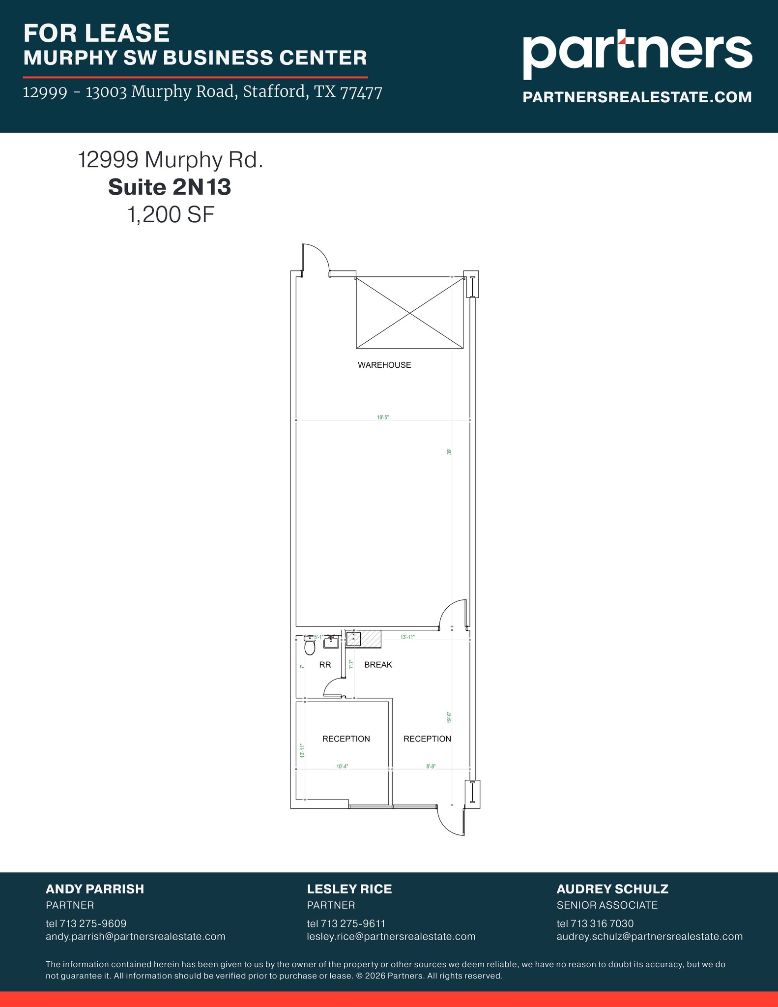 12999-13003 Murphy Rd, Stafford, TX à louer Plan de site- Image 1 de 1