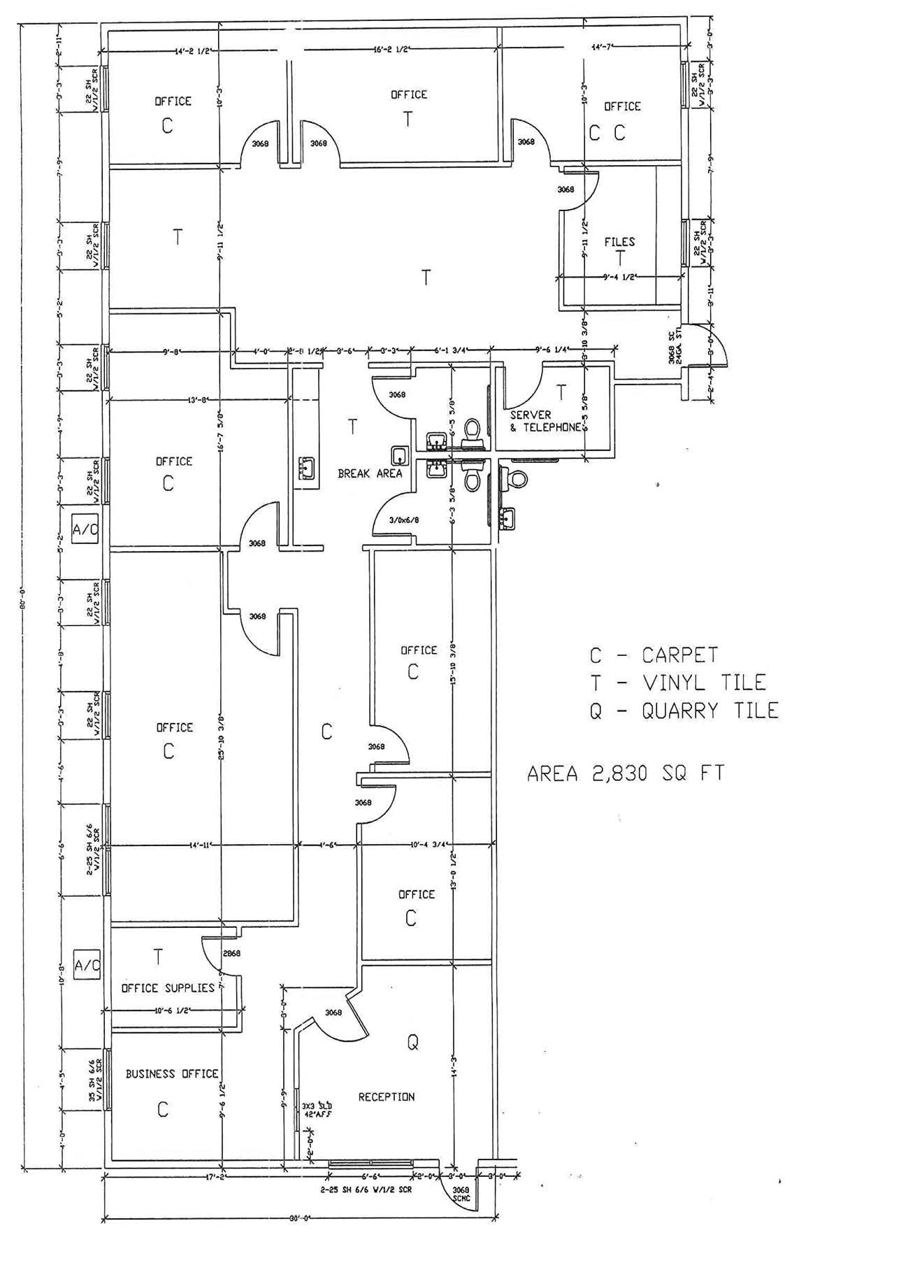 6616-6636 Rowan Rd, New Port Richey, FL for lease Floor Plan- Image 1 of 5