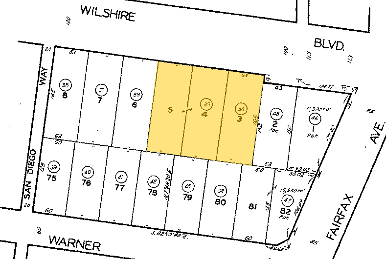 6120-6134 Wilshire Blvd, Los Angeles, CA for lease - Plat Map - Image 2 of 16