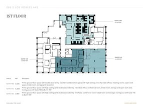 200 S Los Robles Ave, Pasadena, CA for lease Floor Plan- Image 1 of 1