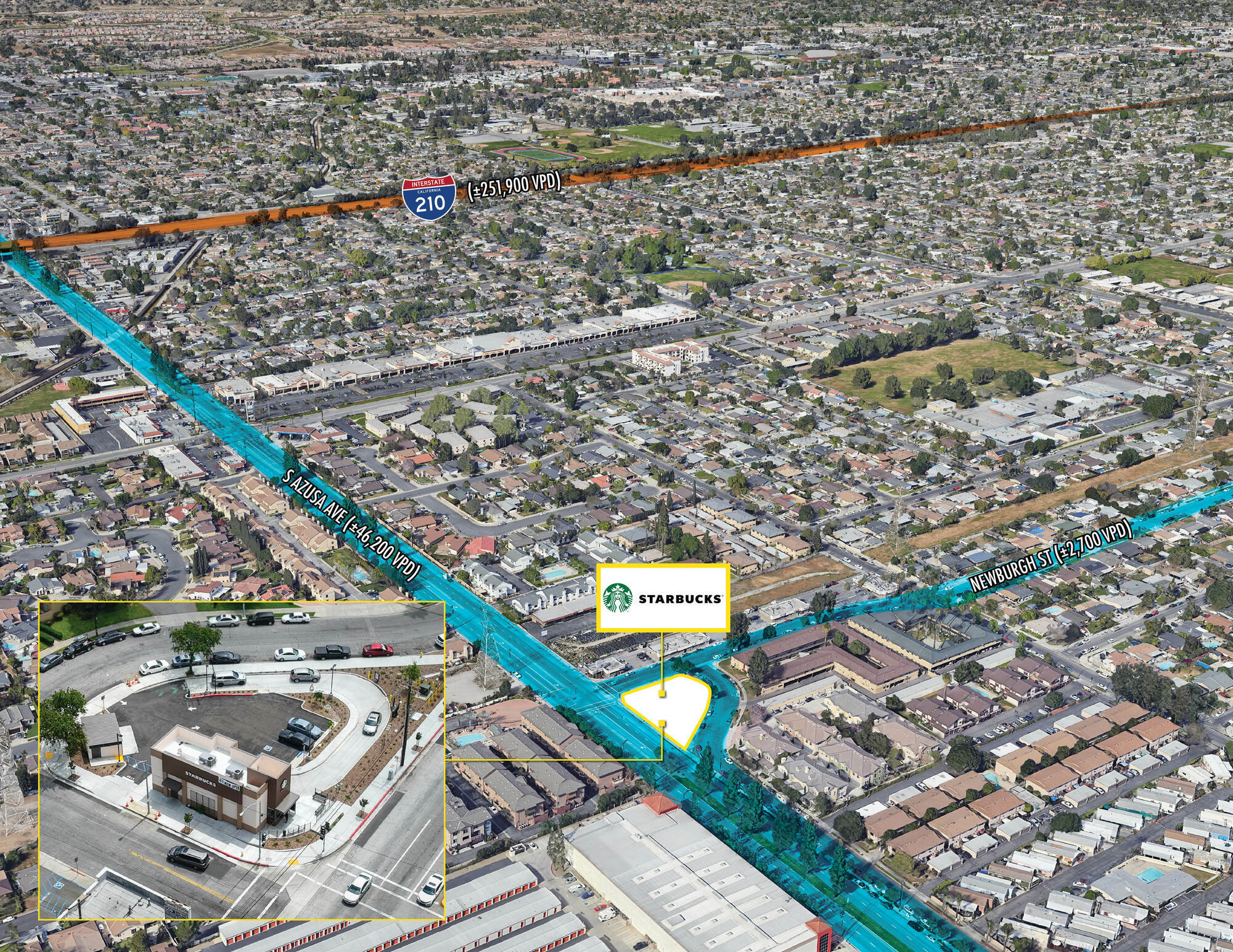 710 S Azusa Ave, Azusa, CA à vendre Photo du bâtiment- Image 1 de 1