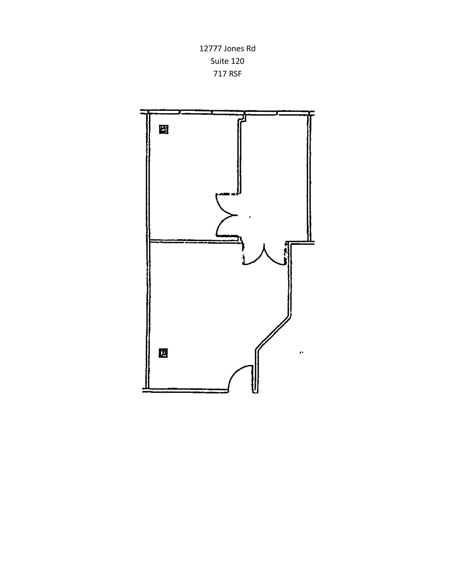 12777 Jones Rd, Houston, TX à louer Plan de site- Image 1 de 1