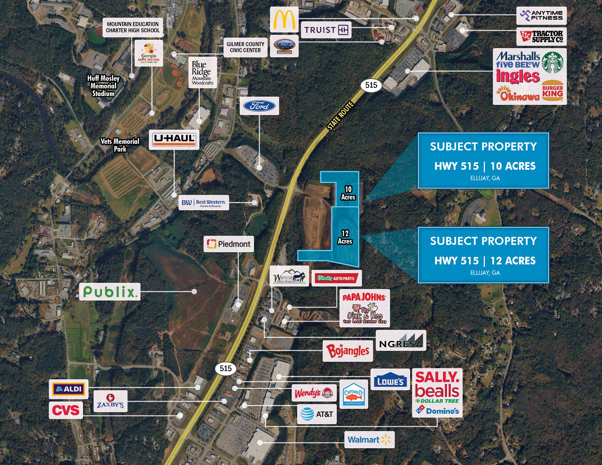 38 Monticello Road / 515 HWY hwy, Ellijay, GA à vendre Photo du bâtiment- Image 1 de 2