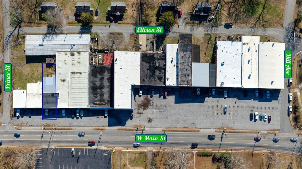 507-509 W Main St, Williamston, SC for lease - Aerial - Image 2 of 6