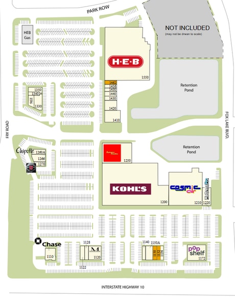 1110-1550 Fry Rd, Houston, TX for lease - Building Photo - Image 2 of 7