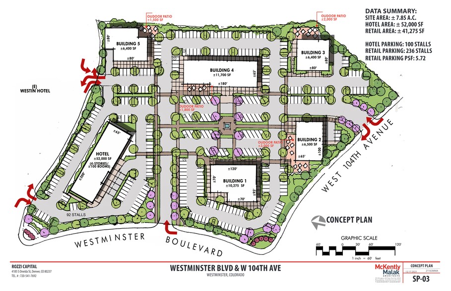 NEC of Westminster Boulevard and 104th Ave, Westminster, CO à louer - Plan de site - Image 1 de 2