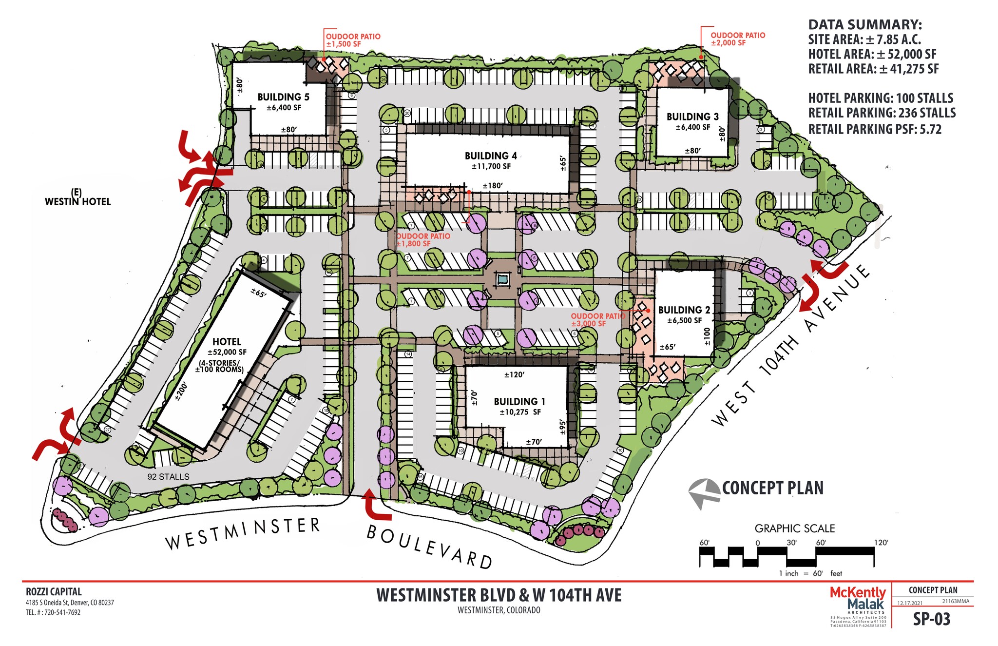 NEC of Westminster Boulevard and 104th Ave, Westminster, CO à louer Plan de site- Image 1 de 3