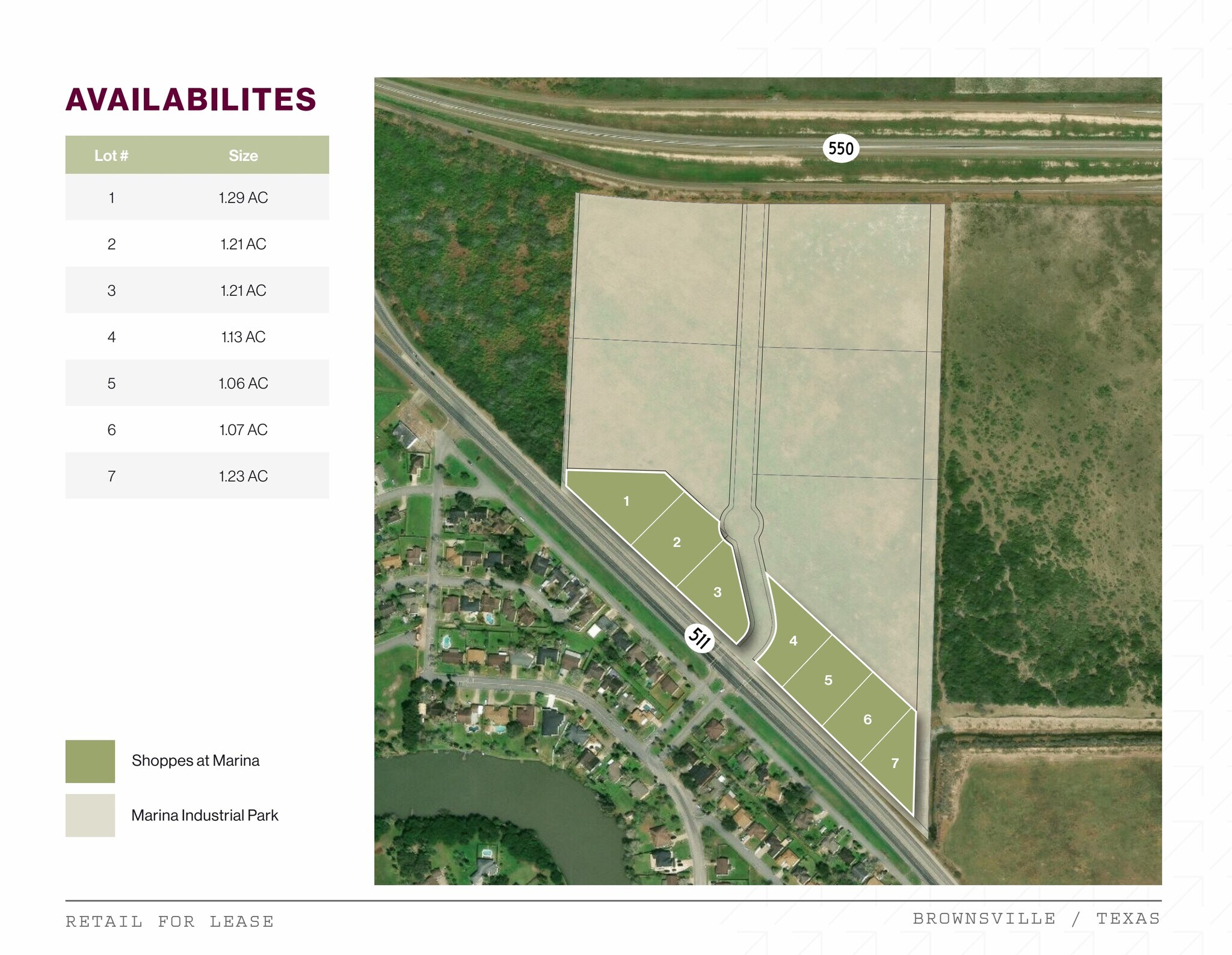 FM 511, Brownsville, TX for lease Site Plan- Image 1 of 3