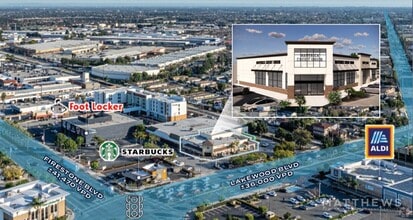 9018 Firestone Blvd, Downey, CA - AERIAL  map view