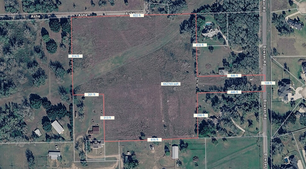 0 Bowser, Fulshear, TX for sale - Plat Map - Image 2 of 5