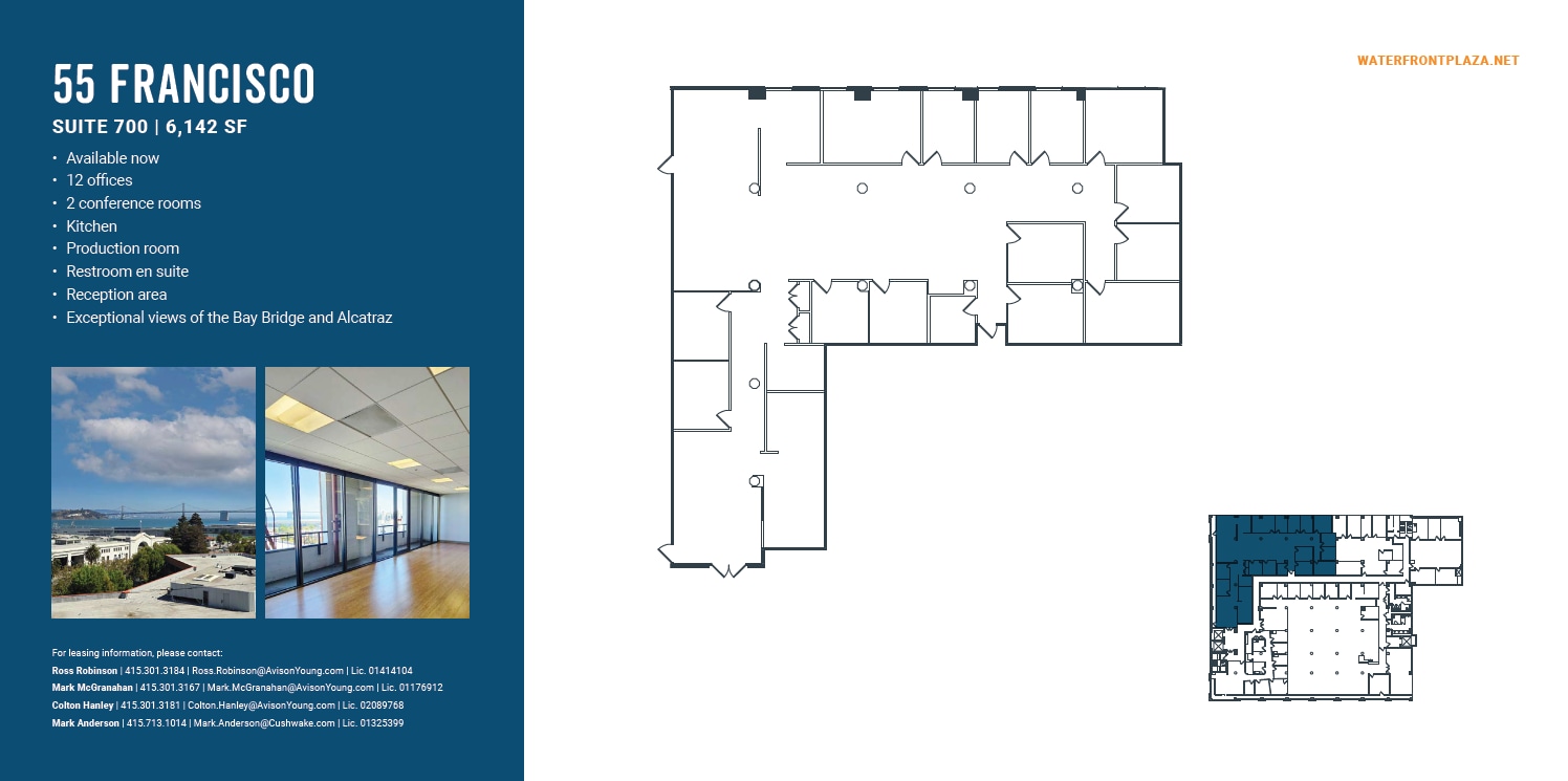 1700 Montgomery St, San Francisco, CA for lease Floor Plan- Image 1 of 1