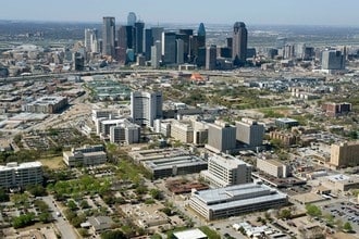 712 N Washington Ave, Dallas, TX - AERIAL  map view