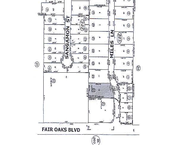 6417-6427 Miles Ln, Carmichael, CA for sale - Plat Map - Image 2 of 2