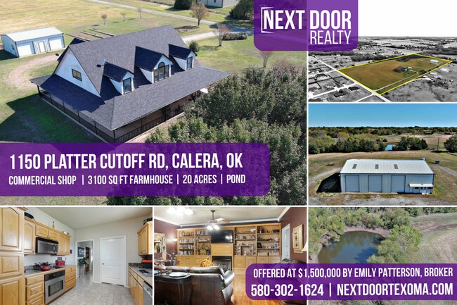 Plus de détails pour 1150 Platter Cutoff Rd, Calera, OK - Flex à vendre