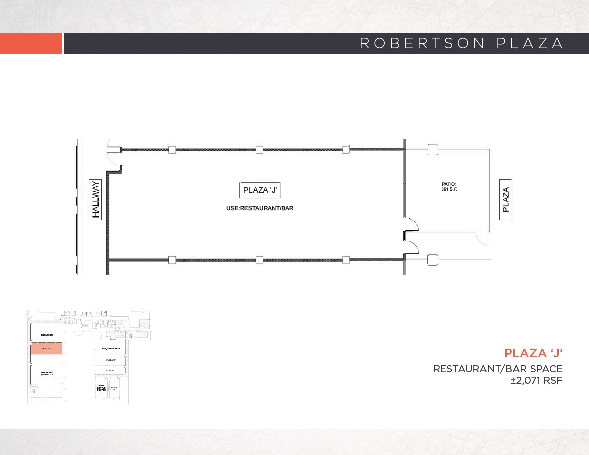 116-120 N Robertson Blvd, West Hollywood, CA à louer Plan d  tage- Image 1 de 2