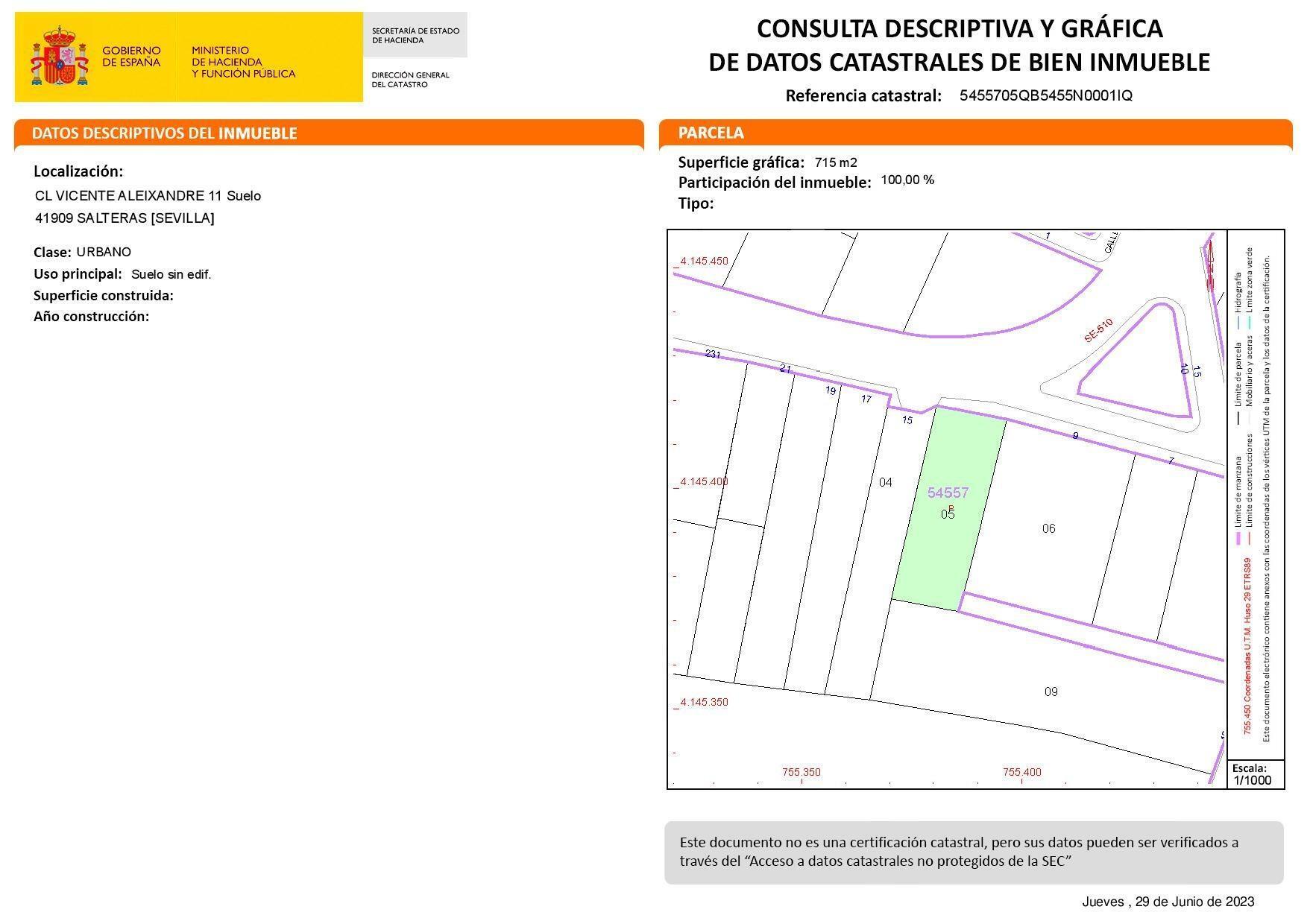 Land in Salteras, Sevilla for sale Building Photo- Image 1 of 12