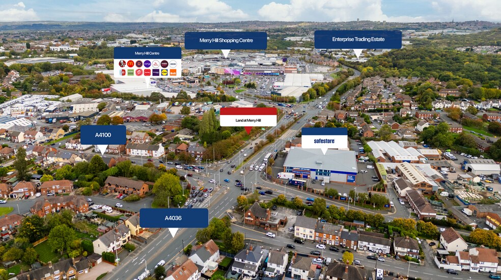 Merry Hl, Brierley Hill à vendre - Aérien - Image 3 de 4